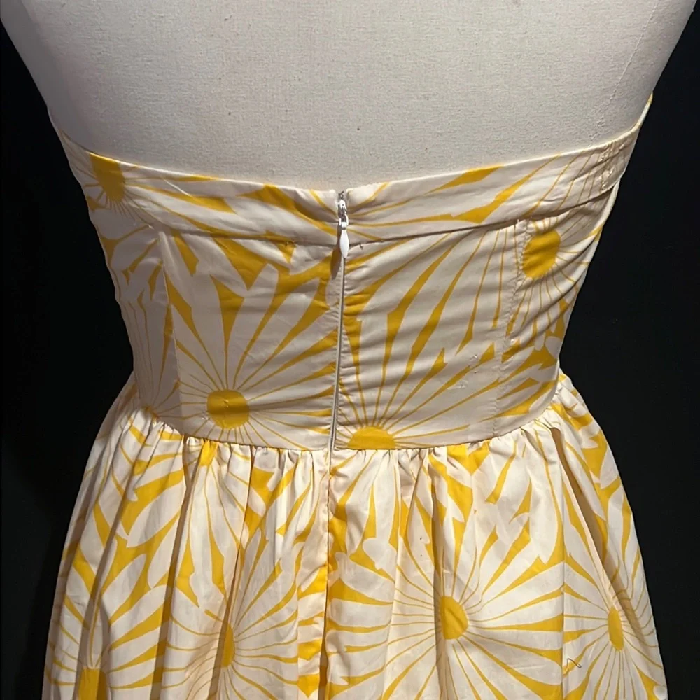 Flora Bea big floral cotton sateen maxi gown spaghetti straps are detachable-NWT - Picture 11 of 16